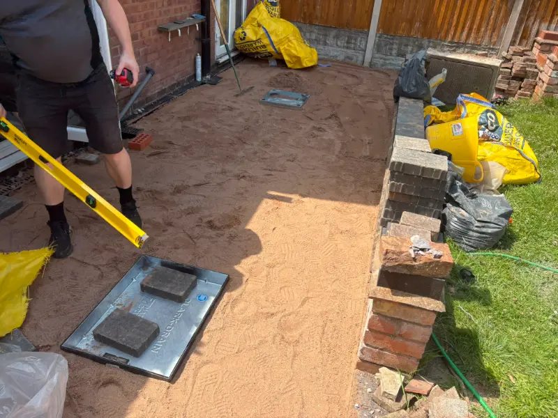 Block Paving Installation with ACO Drainage in Sutton Coldfield