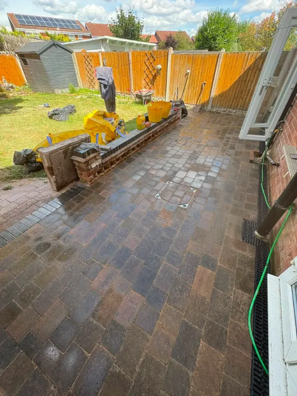 Block Paving Installation with ACO Drainage in Sutton Coldfield