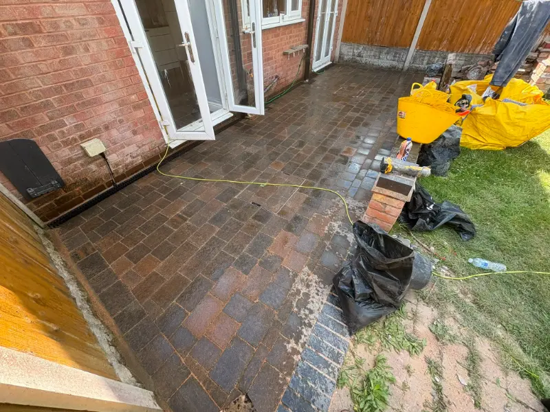 Block Paving Installation with ACO Drainage in Sutton Coldfield
