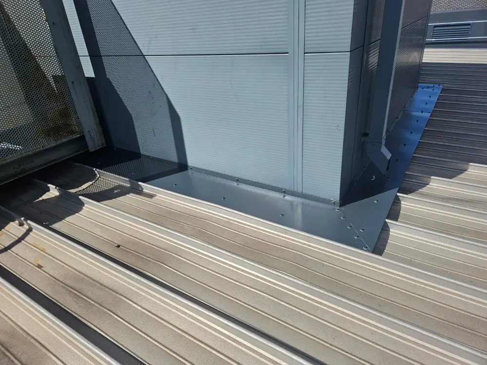 Roof Leak Repairs & Flashing Replacement at Aqua House, Birmingham 1 aqua house leak 01