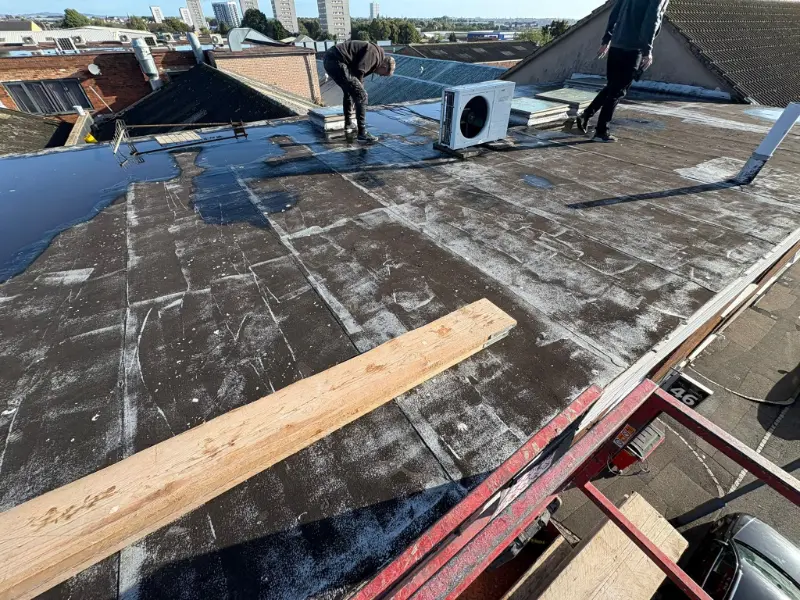 Asbestos Encapsulation on Industrial Roof in Birmingham 10 asbestos encapsulation birmingham 14
