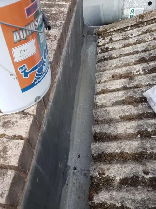 Asbestos Encapsulation on Industrial Roof in Birmingham 13 asbestos encapsulation birmingham 17