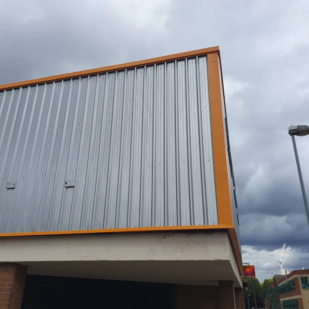 Modern Aluminium Cladding Installation for Birmingham Business Premises 5 commercial cladding 04