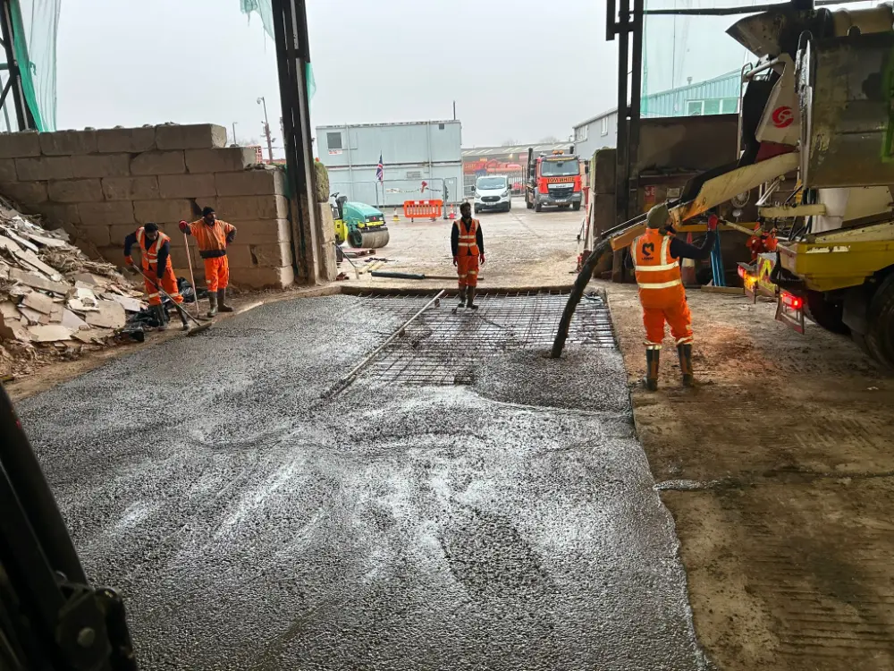Commercial Concrete Pad Installation – Tom White Waste, Birmingham 9 Commercial Concrete Pad Installation – Tom White Waste, Birmingham