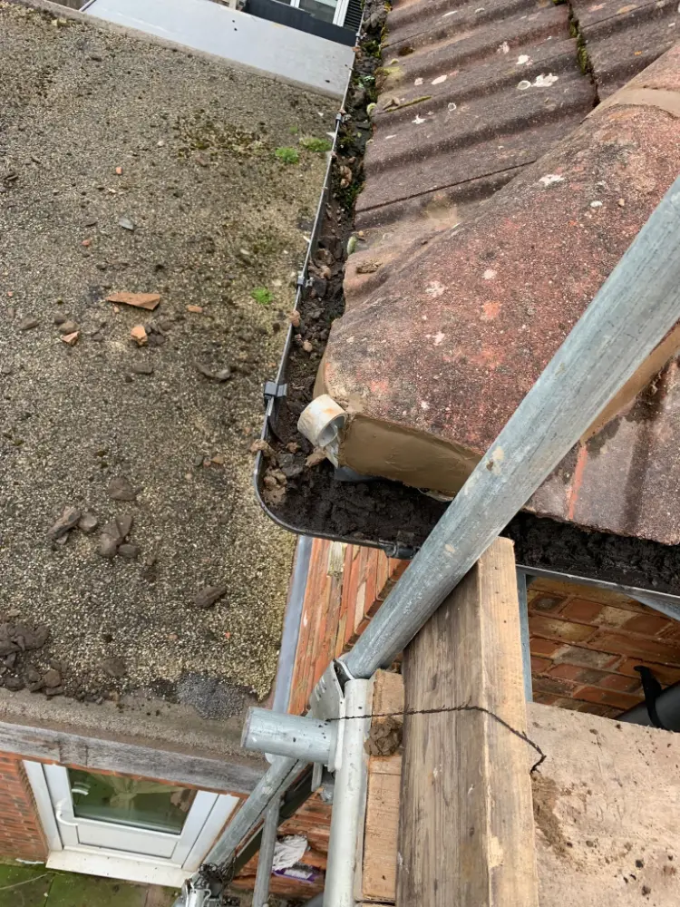 Roof Ridge Tile Replacement in Northfield, Birmingham 2 damaged ridge tiles replaced 02