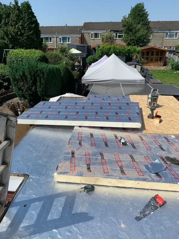 EPDM Warm Roof Installation in Sutton Coldfield
