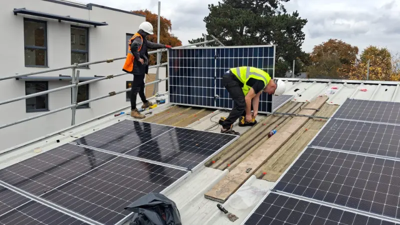 Roof and Solar Panel Works at Kenilworth Community Centre