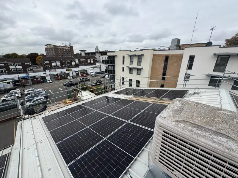 Roof and Solar Panel Works at Kenilworth Community Centre