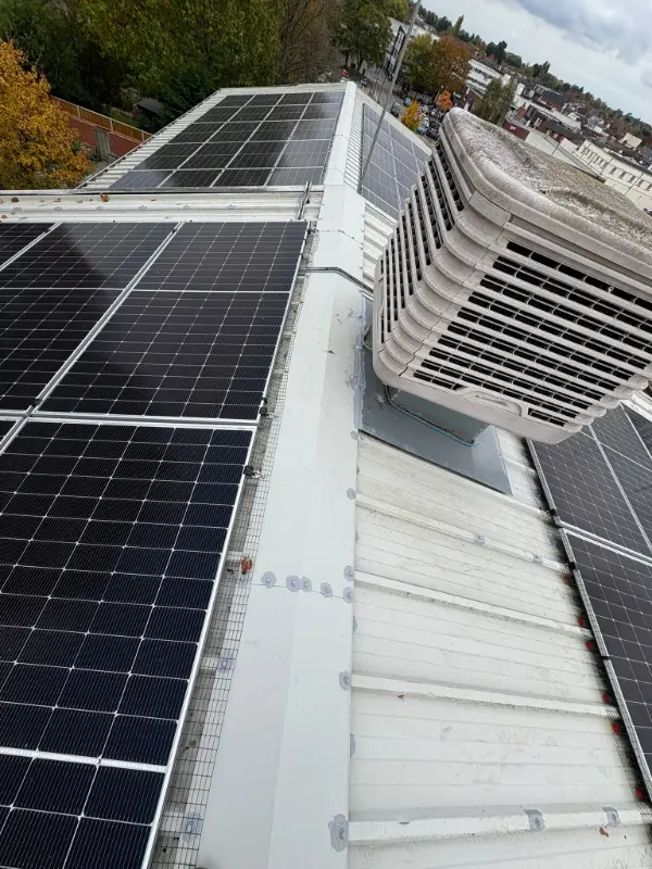 Roof and Solar Panel Works at Kenilworth Community Centre