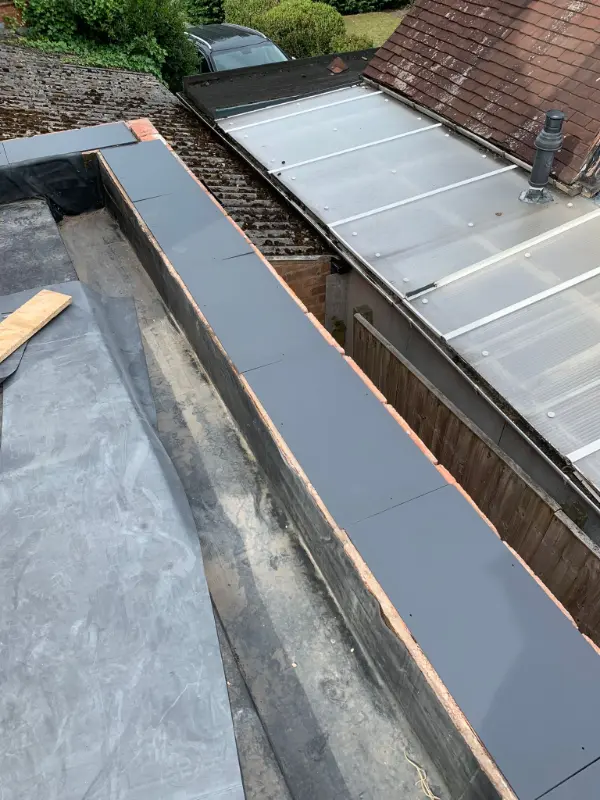 EPDM Flat Roof Repair and Coping Stone Restoration in Solihull 4 EPDM Flat Roof Repair and Coping Stone Restoration in Solihull