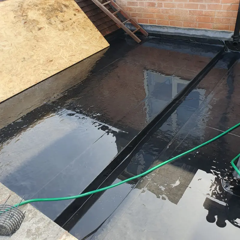 EPDM Flat Roof Repair and Coping Stone Restoration in Solihull 16 EPDM Flat Roof Repair and Coping Stone Restoration in Solihull