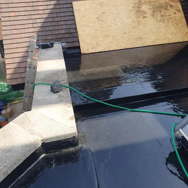 EPDM Flat Roof Repair and Coping Stone Restoration in Solihull 22 EPDM Flat Roof Repair and Coping Stone Restoration in Solihull