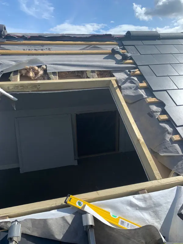 Slate Roof & Skylight Installation in Moseley, Birmingham 10 Slate Roof Window Installation in Moseley, Birmingham
