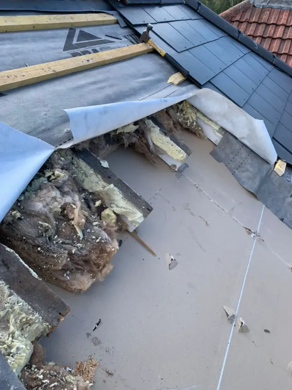 Slate Roof & Skylight Installation in Moseley, Birmingham 11 Slate Roof Window Installation in Moseley, Birmingham