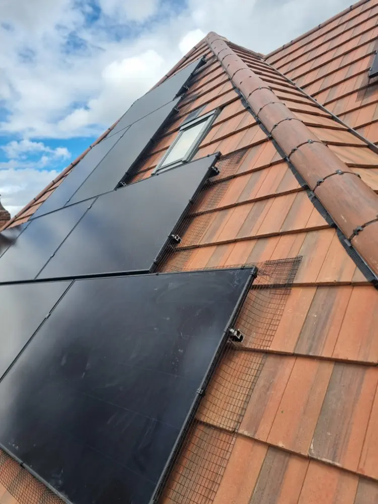 New Roof Installation with Solar Panels and Loft Conversion Works 6 roof solar conversion 06