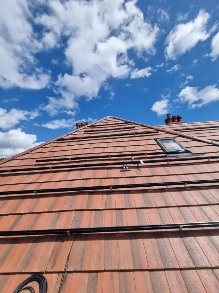 New Roof Installation with Solar Panels and Loft Conversion Works 7 roof solar conversion 07