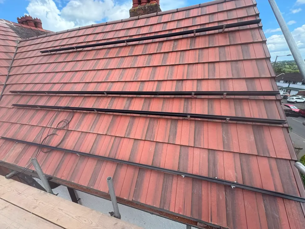 New Roof Installation with Solar Panels and Loft Conversion Works 17 roof solar conversion 17